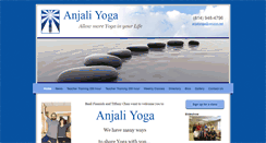 Desktop Screenshot of anjaliyogateachertraining.com